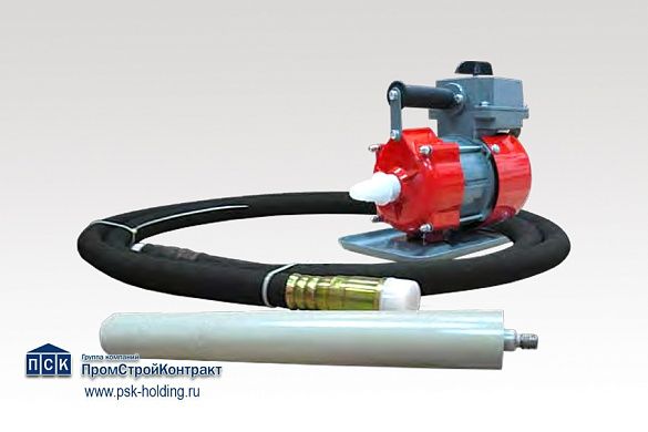 Вибраторы электромеханические глубинные ручные с гибким валом ВЭ-75, ВЭ-11-3, ВЭ-11-7А, ВЭ-11-6Ф-1,6 ВП-14, ВП-75