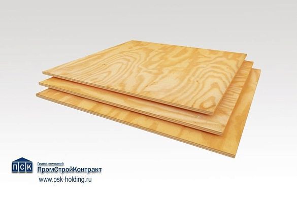 Фанера хвойная влагостойкая ФСФ 21X1220X2440 мм